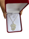 Colgante GOLDEN PLATA ITALIANA 925